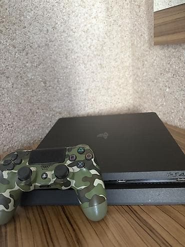 retro konsol: PS4 Slim 13.52 sistem versiya, 500 GB yaddaş, bir original pult, bütün — 4