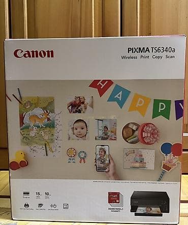 pirinter canon: 📌 Canon PIXMA TS6340 – Yeni, Qutusunda! Printer yenidir, işlənməyib — 2