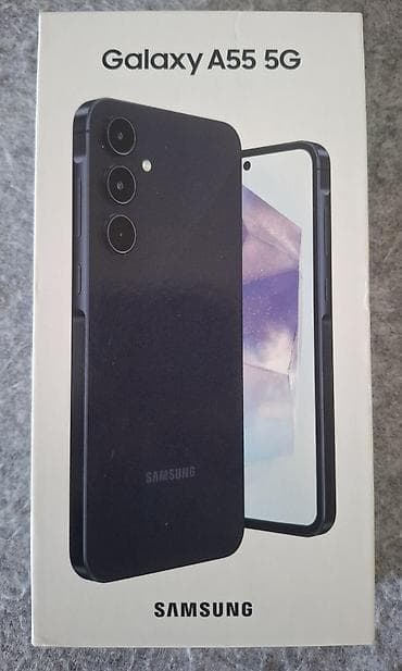 galaxy tab a8: Samsung Galaxy A55 5G, 256 GB, rəng - Bənövşəyi, Sensor, Barmaq izi, İki sim kartlı — 4