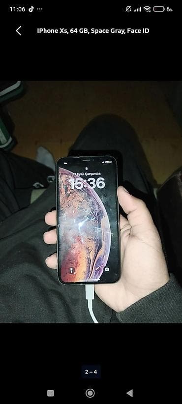 IPhone Xs, 64 GB, Space Gray, Face ID
