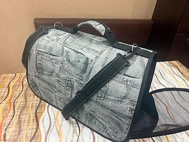 çin iti: Ev heyvanı üçün daşıma çantası - Forması: silindrik, ön hissəsi — 1