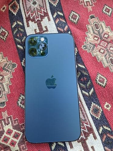 iphone 14 max pro: IPhone 12 Pro, 128 GB, Pacific Blue, Barmaq izi, Simsiz şarj, Face ID — 2