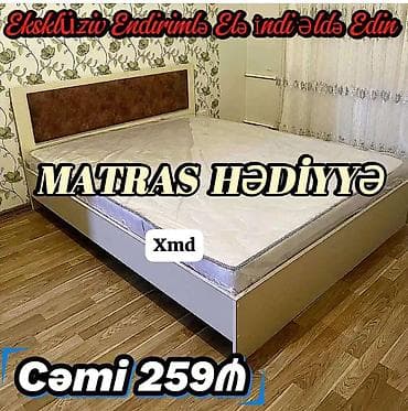 iki yerli divan: Yataq dəsti – başlıqla birlikdə sadə və zərif dizayn. Aşağı profilli — 1
