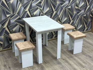 köhnə qədim gədim sovet davet stol stul mebel: Yeni, 4 stul — 6