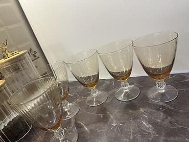 file: Məişət qabları dəsti - Boyalı, əl naxışlı dekorlu, ayaqlı iri — 3