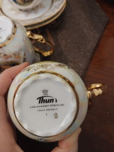 набор художника: Чайный набор, цвет - Белый, Фарфор, 6 персон — 2