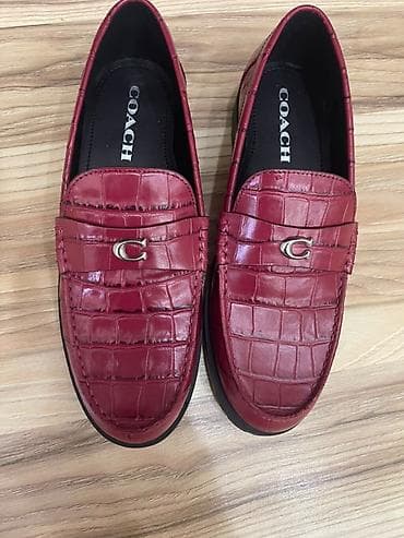 gun eynəyi: COACH qadın loafersi - Model: Klassik penny loafer - Rəng: Tünd — 3