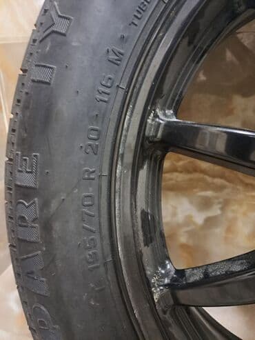 nokian təkərləri: Ehtiyat təkər və disk komplekti - Təkər ölçüsü: 195/70 R20 - Yük — 2