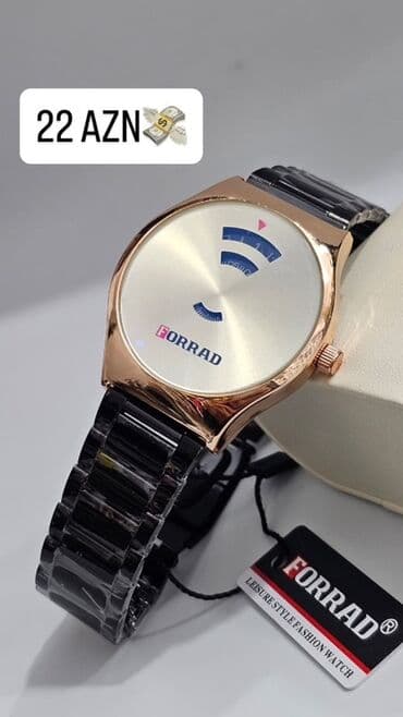 curren saatlari: Qol saatı, Forrad, rəng - Qızılı — 1