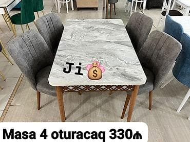 saloglu mebel stol stul: Masa desti rəng seçimi var — 1