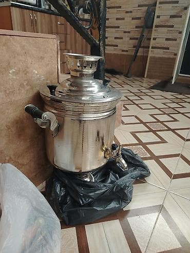 od samavarı: Metal samovar – kömür/odunla işləyən, klassik model Xüsusiyyətlər: - — 1