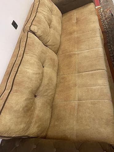 klassik divan: Divan kreslo dəsti.az işlənib .300 manata satılır .söküyü ləkəsi — 5