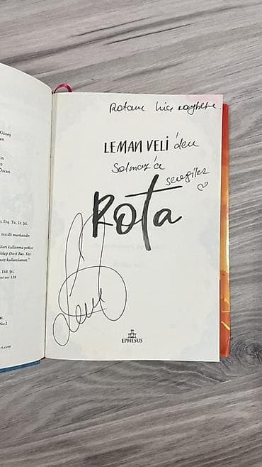 veli: Leman Veli - Rota kitabı (Müəllifindən İmzalı / Bərk Cild) Qiymət: 10 — 2