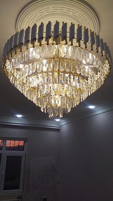 çilçıraq: Çılçıraq, 10 və daha çox lampa, Xrustal — 1