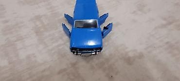 4 man Dəmir avtomobil – klassik VAZ 2106 (mavi rəng) - Miqyas — 7