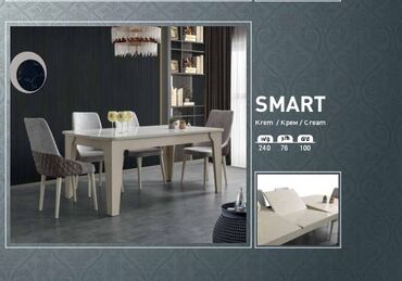 acılan masa: Qonaq masası, Yeni, Açılan, MDF, Dördbucaq masa — 1