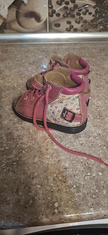 ev ayaqqabisi: Uşaq ayaqqabısı – dəri, ortopedik üslubda Qiz usagi ucun ters — 2