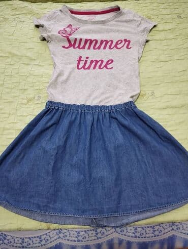 giz: 10-12 yaşa giz üçün paltar satılır, əla vəziyyətdə, bə'ziləri yenidir — 8