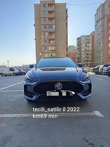 MG (emblemli) sedan, il 2022. Üstündəki yazıya görə: “təcili satılır lalafo.az -da MG (emblemli) sedan, il 2022. Üstündəki yazıya görə: “təcili satılır