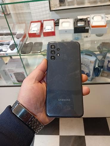 Samsung Galaxy A13, 64 GB, rəng - Boz, Zəmanət, Sensor, Barmaq izi