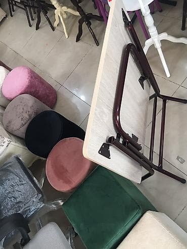 Mətbəx masası, Qatlanan, Laminat, Kvadrat masa — 5