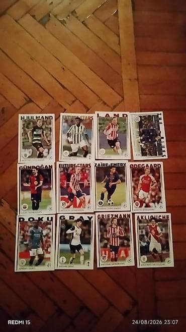 Məhsul: Futbolçu kolleksiya kartları dəsti Təsvir: - Topps üslubunda — 1