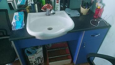 Digər salon, tibbi mebel: Salon üçün yuyucu lavabo stolüstü modulu - Kompakt salon lavabosu – — 1