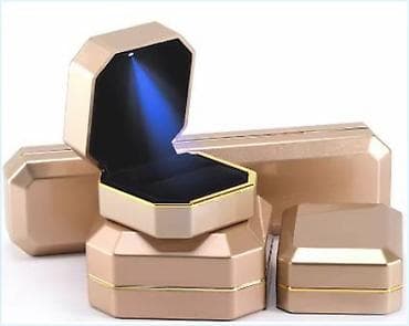 lupa led: Zərgərlik qutuları – LED işıqlı, müxtəlif formalı və rəngli Məhsul — 4