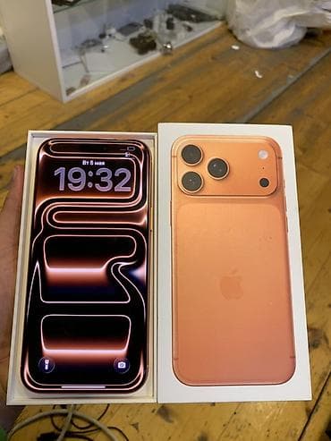 apple 5 s: IPhone 17 Pro Max, 512 GB, Narıncı, Face ID — 1