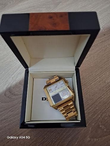 sensorlu saat: Qol saatı, Diesel, rəng - Qızılı — 4