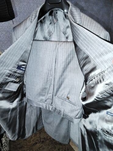 мужские спортивные костюмы брендовые бишкек: Kostyum, Demisezon, Pal Zileri, 8XL, rəng - Boz — 11