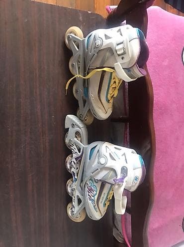 dekor rolik: Inline təkərli konkisətləri (roller skates) - Tip: İnline, 4 təkərli — 1