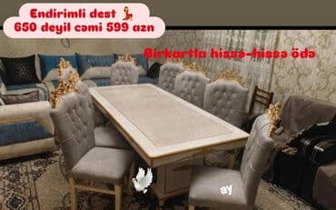 metbex stulu: Masa desdi yeni — 1
