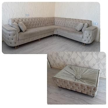 pufik divan: Künc divan, İşlənmiş — 1