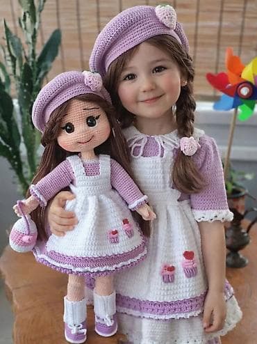 Игрушки: Salam.Uşagın şəklin atırsınız biz bənzədib toxuyuruq😊 — 3