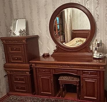 dolab parça: Klassik üslubda yataq otağı mebel dəsti - Geniş 4 qapılı qarderob — 3