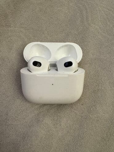 airpods orjinal: İşlənmiş Simsiz (Bluetooth) Qulaqcıqlar, Apple, rəng - Ağ — 2