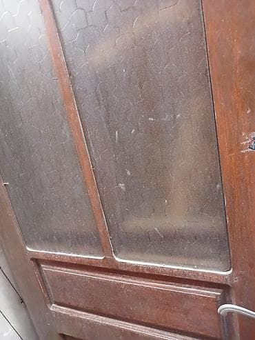 çerçiveler: Taxta otaq qapısı – şüşəli model - Material: təbii ağac (taxta — 1