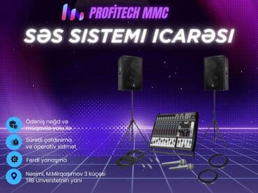 профессиональная аппаратура музыкальная: Akustik Sistemlər 🔹 PROFITECH təqdim edir 🔹 🔊 PROFITECH tədbirlər — 1