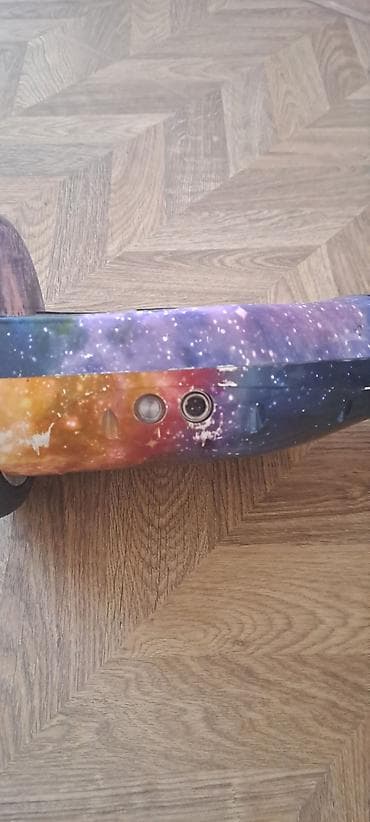 cd disk: Elektrik hoverboard (gyroskuter) – kosmos dizaynlı korpus və LED — 4