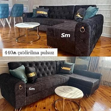 yeni model divanlar: Künc divan, müasir və zərif dizaynla hazırlanmış yumşaq mebel — 3