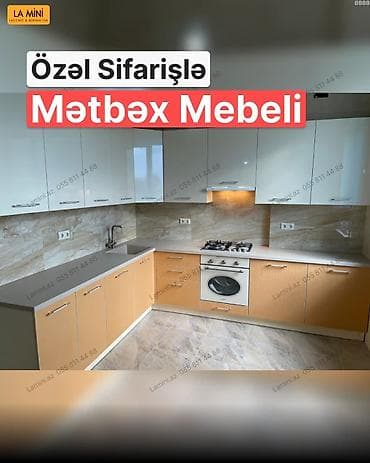 metbex: Sifarişlə mətbəx dəsti, MDF, Kredit yoxdur — 2