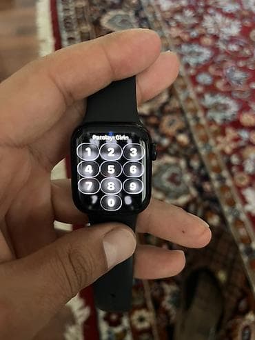 telofon saat: İşlənmiş, Smart saat, Apple, Sensor ekran, rəng - Qara — 3