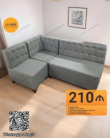 metbext divani: Künc divan, Açılan, Parça, Şəhərdaxili pulsuz çatdırılma — 1
