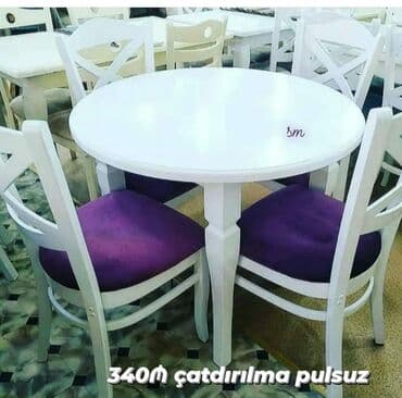 metbex ustolu: *Bir gün ərzində çatdırılma olunan* ✔️Kuxna üçün stol stul dəsti✨✨ — 10