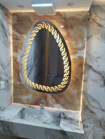 hamam güzgüləri: Зеркало Настенное, Для ванной, С подсветкой — 2