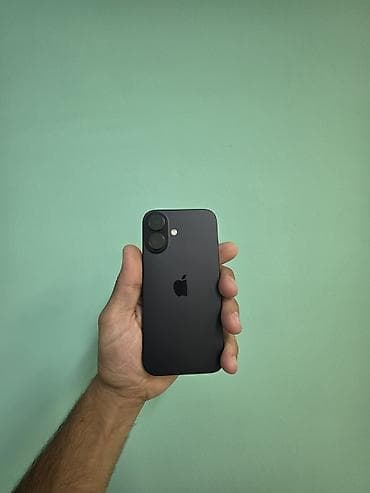 şirvan ayfon: IPhone 16, Qara, Face ID — 2