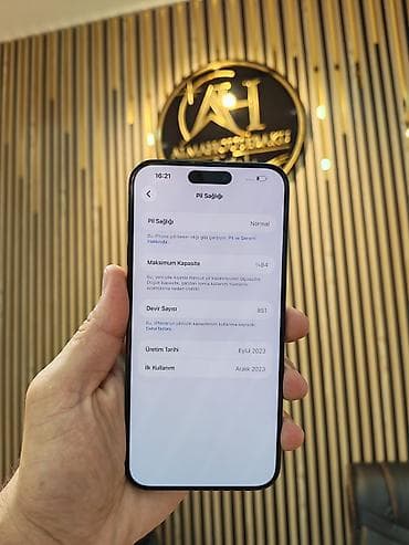 processor core i7: IPhone 15 Pro Max, 256 GB, Black Titanium, Zəmanət, Simsiz şarj, Face ID — 2