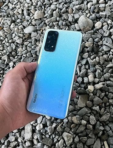baku electronics ütü: Redmi Note 11, 64 GB, rəng - Mavi, Qırıq — 1