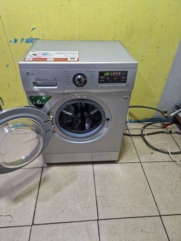 Paltaryuyan maşınlar: Paltaryuyan maşın LG, 6 kq, İşlənmiş, Avtomat, Qurutma var, Kredit yoxdur — 3